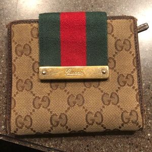 Vintage Gucci Fold Over Wallet